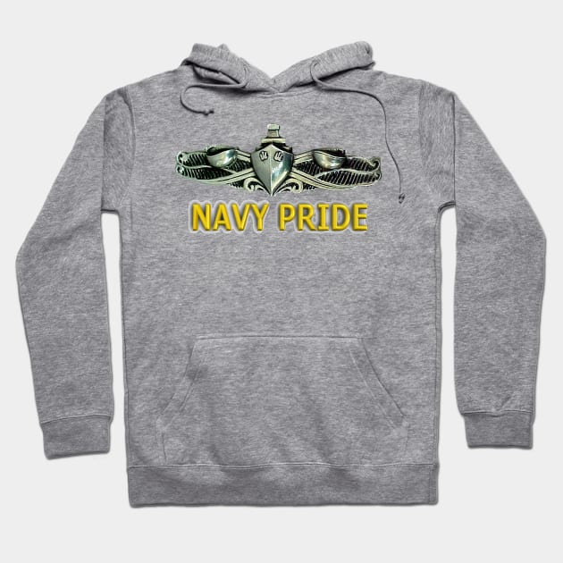 Enlisted Surface Warfare Specialist Pin Hoodie by Spacestuffplus